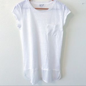 Crisp White Cotton Tee: Calvin Klein